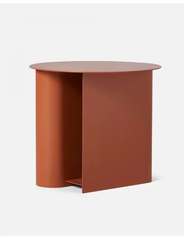 Design-Beistelltisch Sentrum aus orangefarbenem Metall - WOUD
