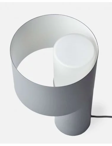 candeeiro de mesa moderno TENGANT - WOUD cinza