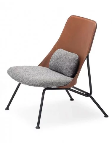 petit fauteuil bas design contemporain strain prostoria