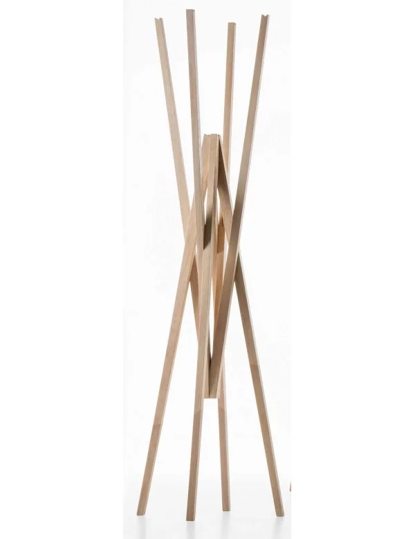 Design coat rack in solid wood SIMETRIA - PROSTORIA
