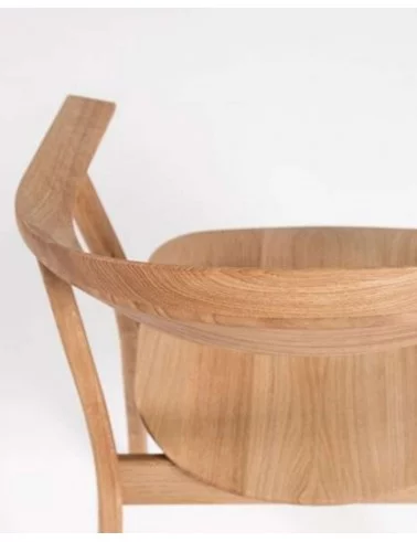 Design stoel in massief hout RHOMB - PROSTORIA