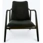 Charles Pols Potten Scandinavische design fauteuil in zwart hout