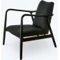 Charles Pols Potten skandinavischen schwarzen Holz Design Sessel