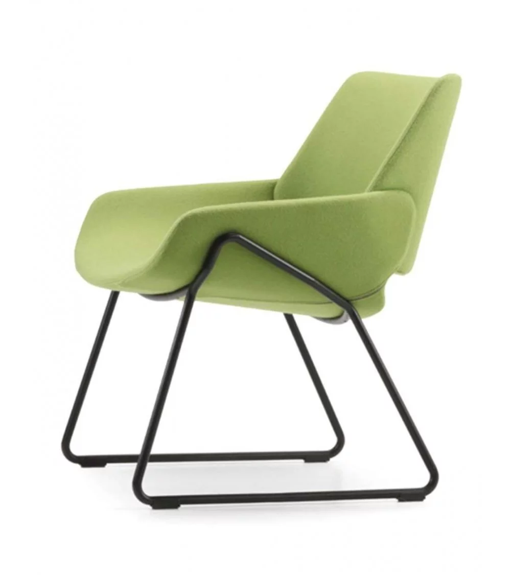 Lage fauteuil KLEUR GROEN design MONK