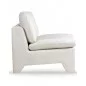 Cream curly armchair - HKLIVING