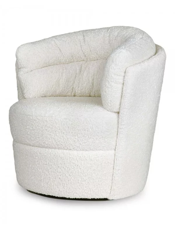 Terry swivel armchair - HKLIVING