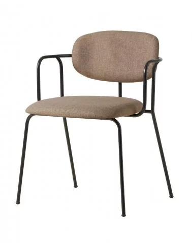 Design chair in metal and fabric FRAME - WOUD