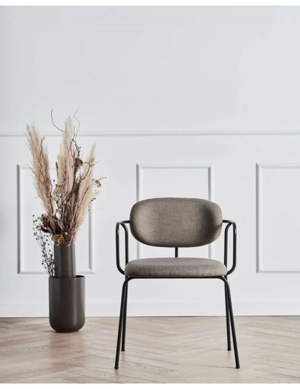 Cadeira design em metal e tecido FRAME - WOUD