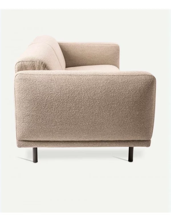 2-seater sofa in cream fabric TODD - POLS POTTEN