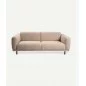 2-seater sofa in cream fabric TODD - POLS POTTEN
