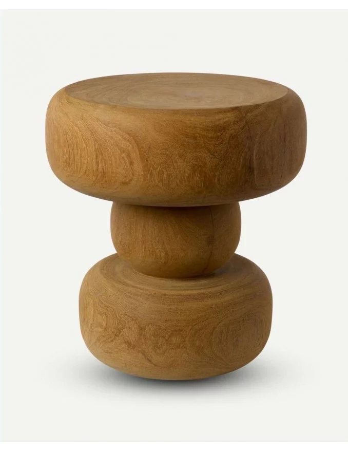 Small wooden stool IN BETWEEN - POLS POTTEN