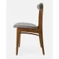 retro houten stoel TISSU GRIS 200-190 - 366Concept