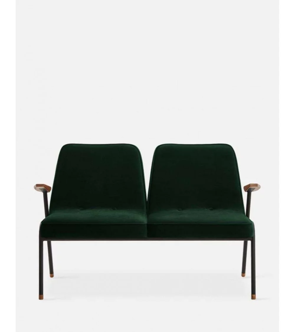 Small retro 2-seater sofa VELVET VERT 366 DUO - 366CONCEPT