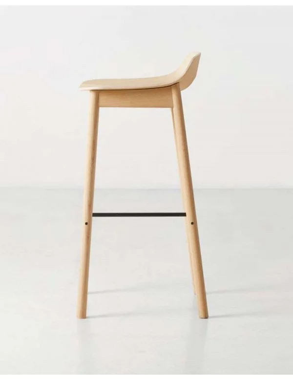 MONO Scandinavian design bar stool - WOUD
