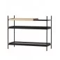 Scandinavian design console in wood and metal TRAY - WOUD