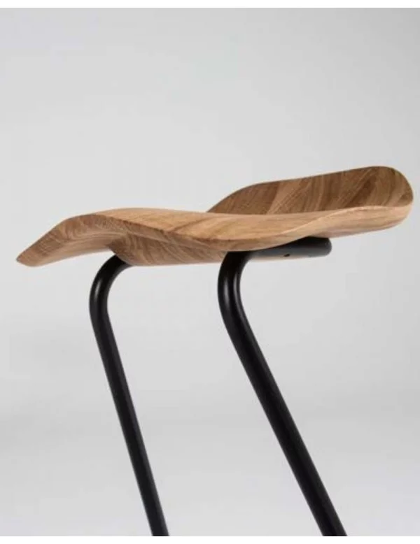 Design-Barhocker aus Holz STRAIN - PROSTORIA