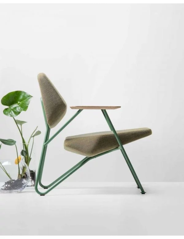 Contemporary design customizable armchair POLYGON - PROSTORIA