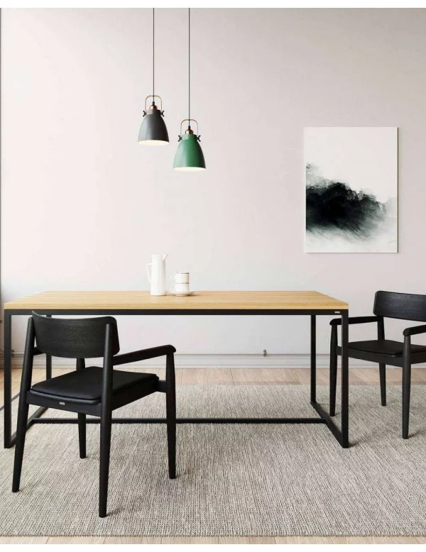 Chaise bois design scandinave avec accoudoirs DANTE - TAKE ME HOME