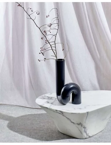 Tavolino design marmo bianco pols potten