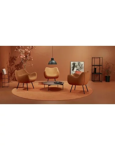 RM58 soft designer lounge armchair - VZOR