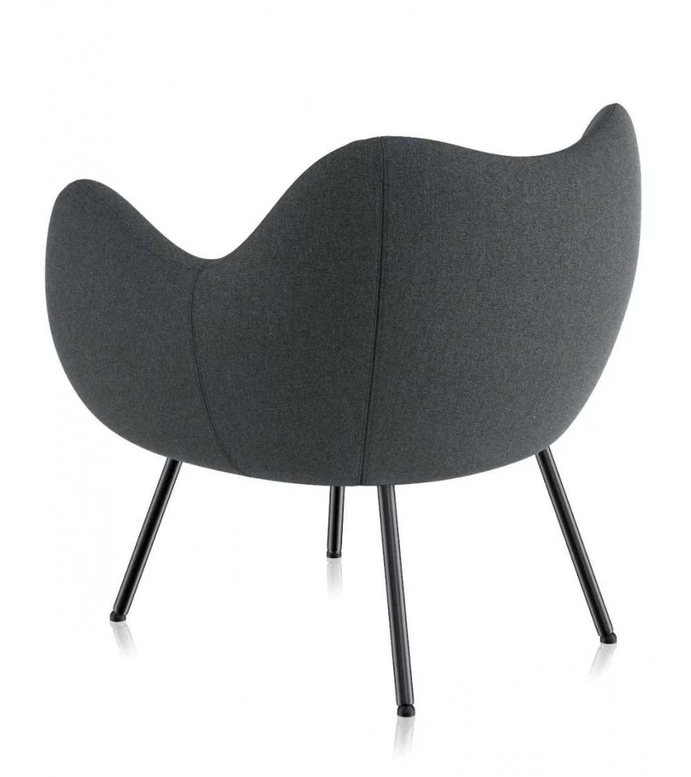 RM58 soft designer living room armchair - gray VZOR