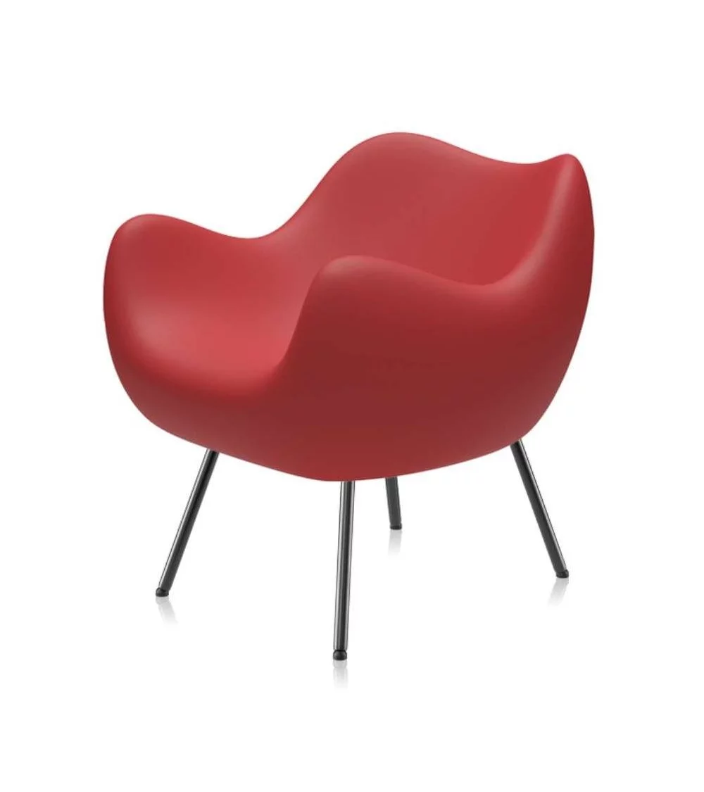 Design armchair RM58 Mat - VZOR red