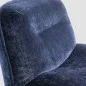 Fauteuil confortable Puff en tissu bleu - POLS POTTEN