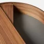 Round wooden coffee table ARC - WOUD