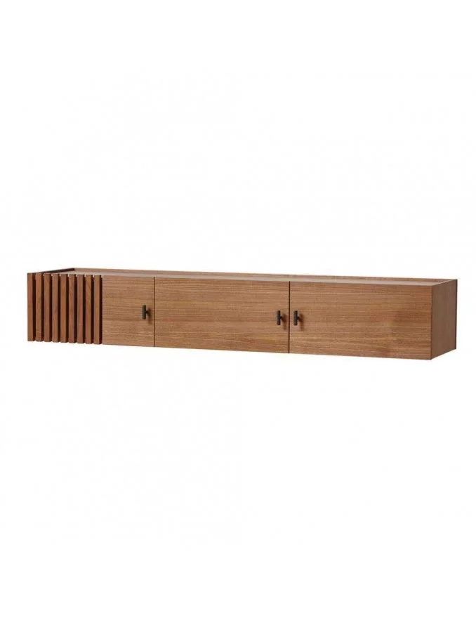 Design hängendes Holz Sideboard mit drei Türen ARRAY - WOUD