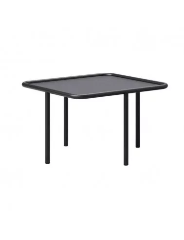 small square black metal coffee table MONOLIT - TAKE ME HOME