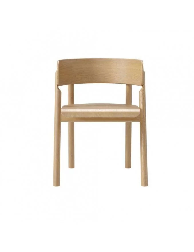 Design houten stoel HONZA - TAKE ME HOME brede zitting