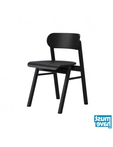 Cadeira preta de madeira design HONZA - TAKE ME HOME