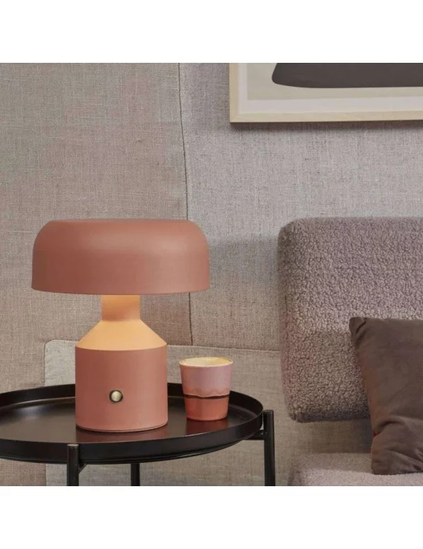 Runde Design-Tischlampe aus Terrakotta PORTO - IT'S ABOUT ROMI