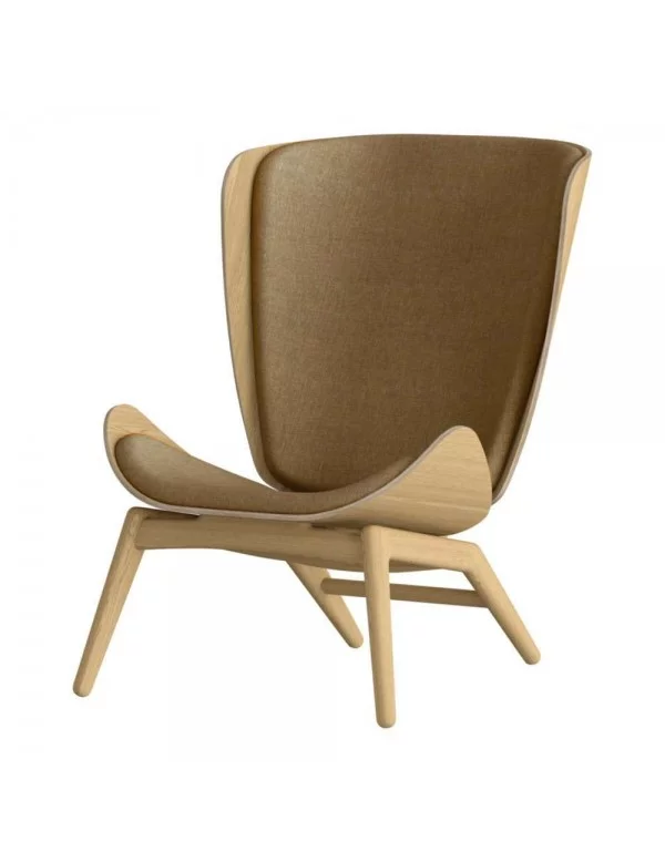 Scandinavische design fauteuil THE READER - UMAGE licht eiken suikerbruin
