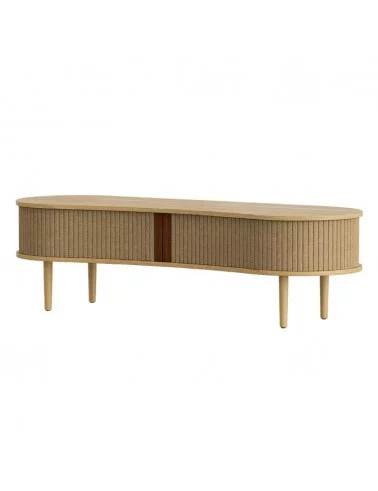 Mueble de TV escandinavo de madera AUDACIOUS - UMAGE roble claro azúcar marrón
