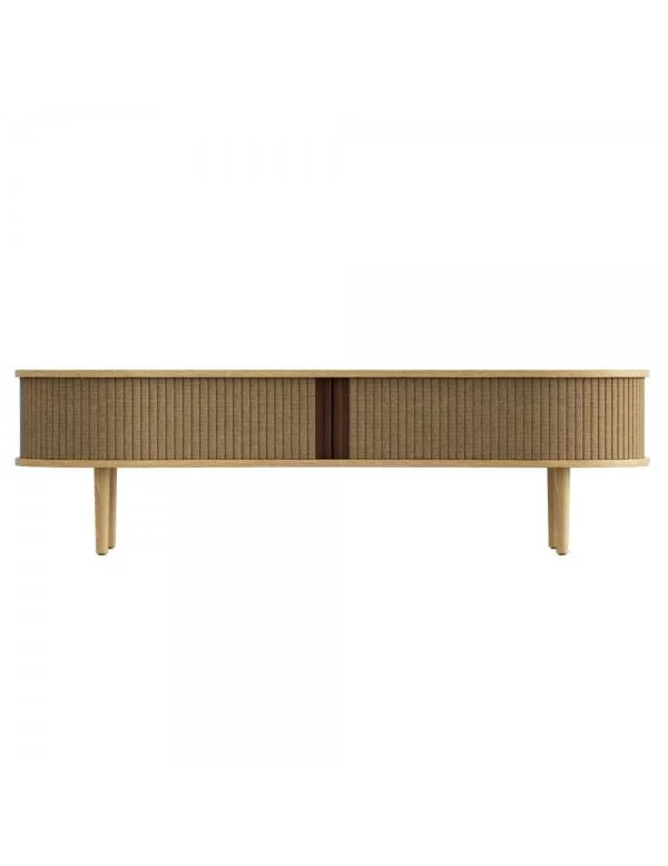 Mueble de TV escandinavo de madera AUDACIOUS - UMAGE roble claro azúcar marrón