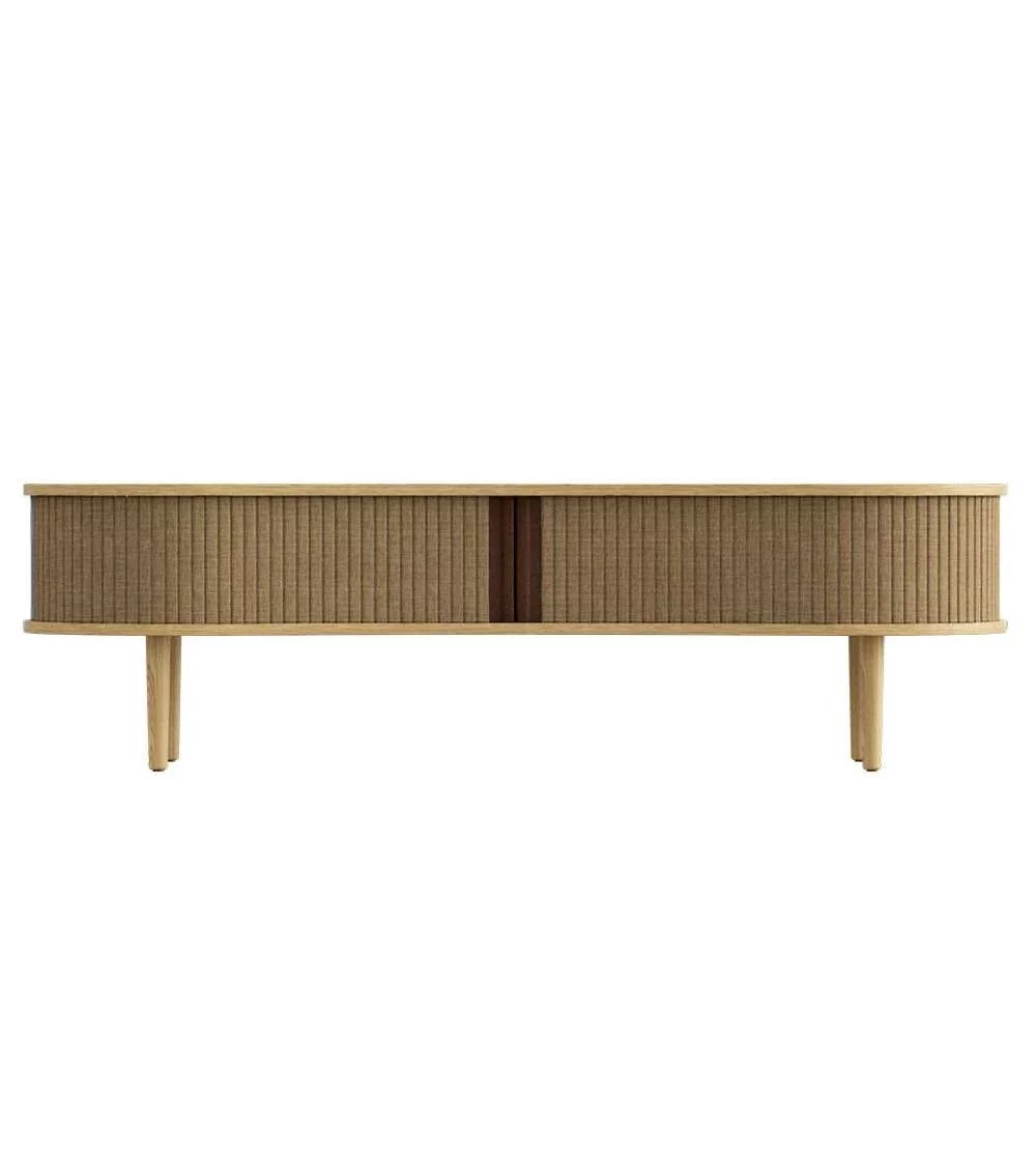 Mueble de TV escandinavo de madera AUDACIOUS - UMAGE roble claro azúcar marrón