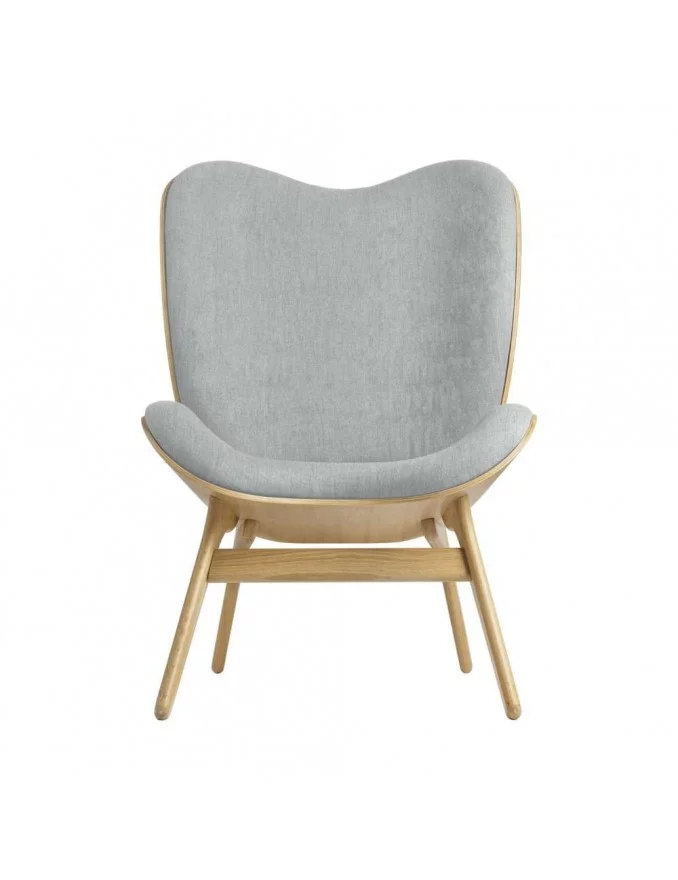 Scandinavische design fauteuil A CONVERSATION PIECE TALL - UMAGE sterling licht eiken