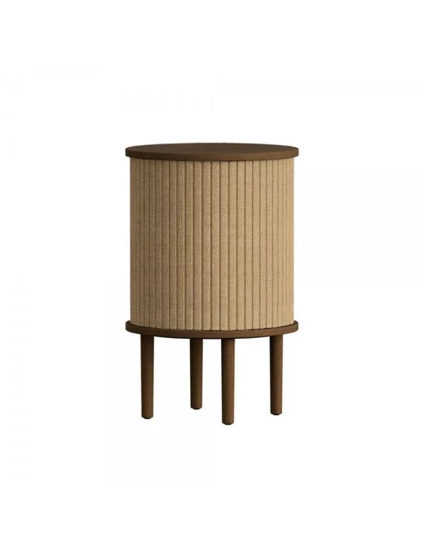 Scandinavian design side table Audacious - UMAGE dark oak sugar brown
