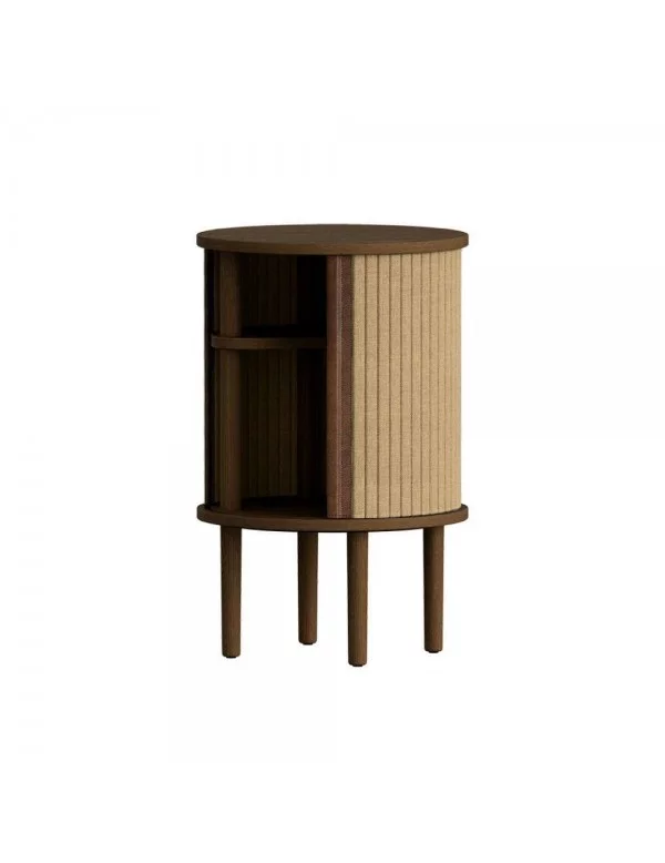 Mesa auxiliar de diseño escandinavo Audacious - UMAGE roble oscuro azúcar marrón
