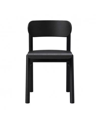 Chaise en bois noir design HONZA - TAKE ME HOME