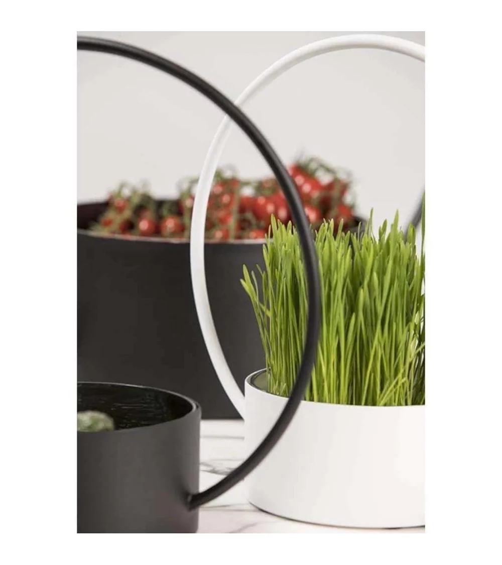 Vase DESIGN O-COLLECTION BLACK METAL- XL BOOM