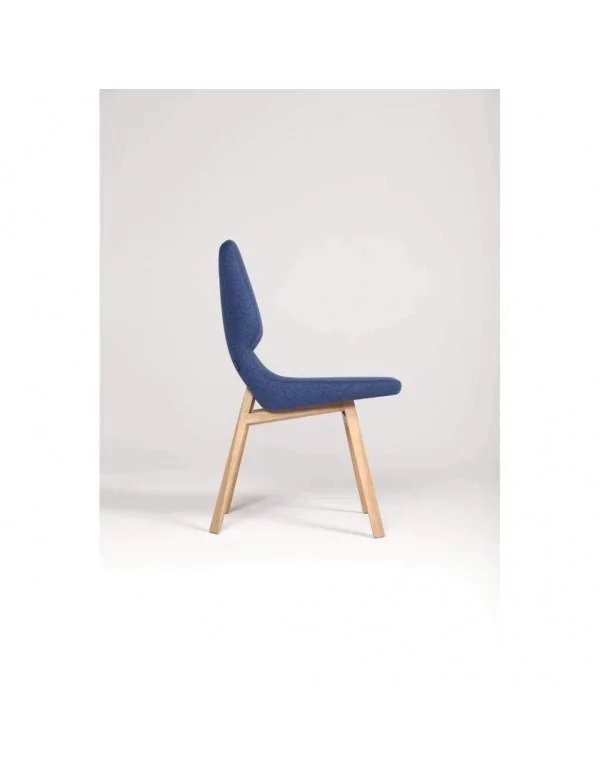 Design chair in solid wood OBLIQUE - PROSTORIA