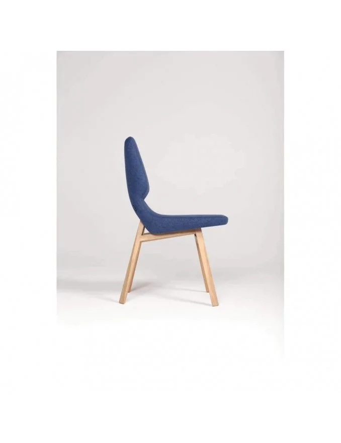 Design stoel in massief hout OBLIQUE - PROSTORIA