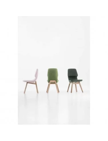 Chaise design bois massif OBLIQUE prostoria