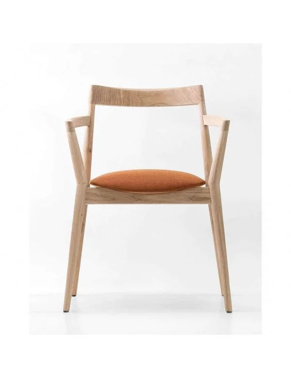Scandinavische design stoel massief hout DOBRA prostoria stof