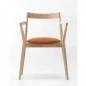 Scandinavian design chair solid wood DOBRA prostoria fabric