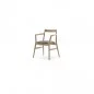 Scandinavian design chair solid wood DOBRA prostoria fabric