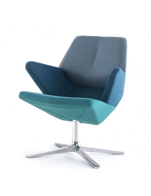 Design easy chair TRIFIDAE - PROSTORIA green