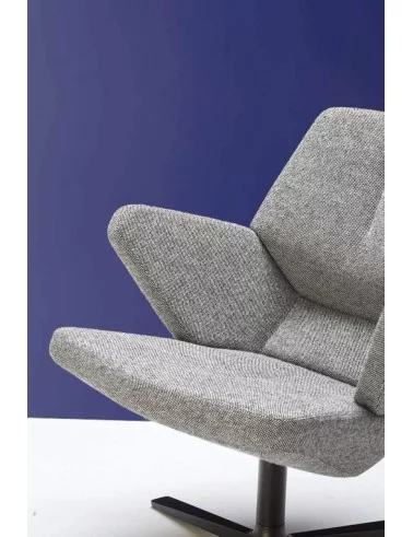 Design easy chair TRIFIDAE - PROSTORIA gray